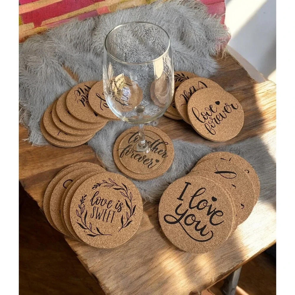The Unbranded Brand cork coasters